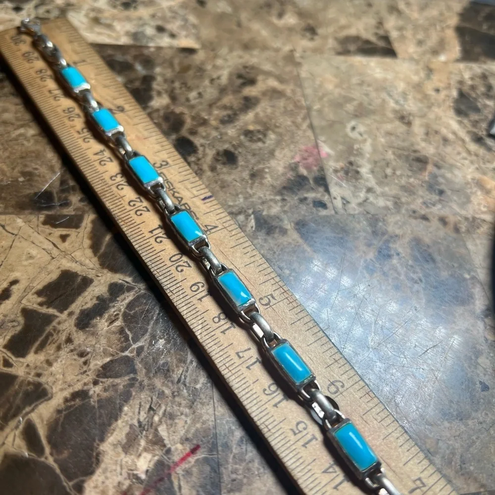 BAR BRACELET 925 STERLING SILVER - Picture 2 of 5